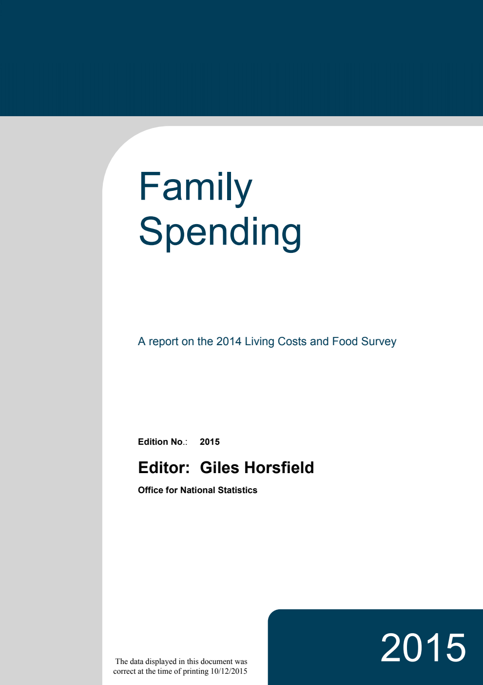 Family Spending 2015