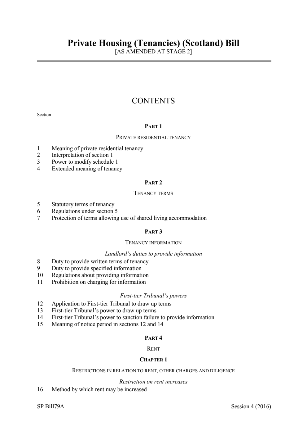 Private Housing (Tenancies) (Scotland) Bill [As amended at stage 2]
