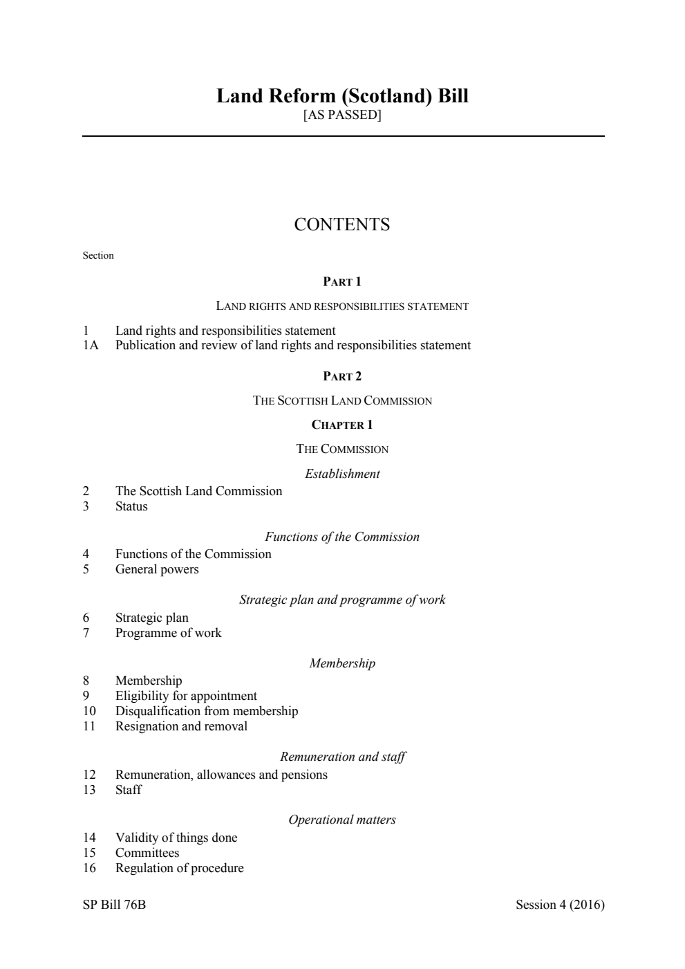 Land Reform (Scotland) Bill [As passed]