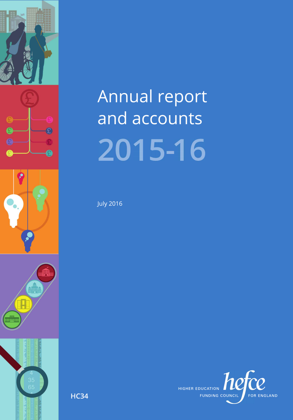 Higher Education Funding Council for England Annual report and accounts 2015-16