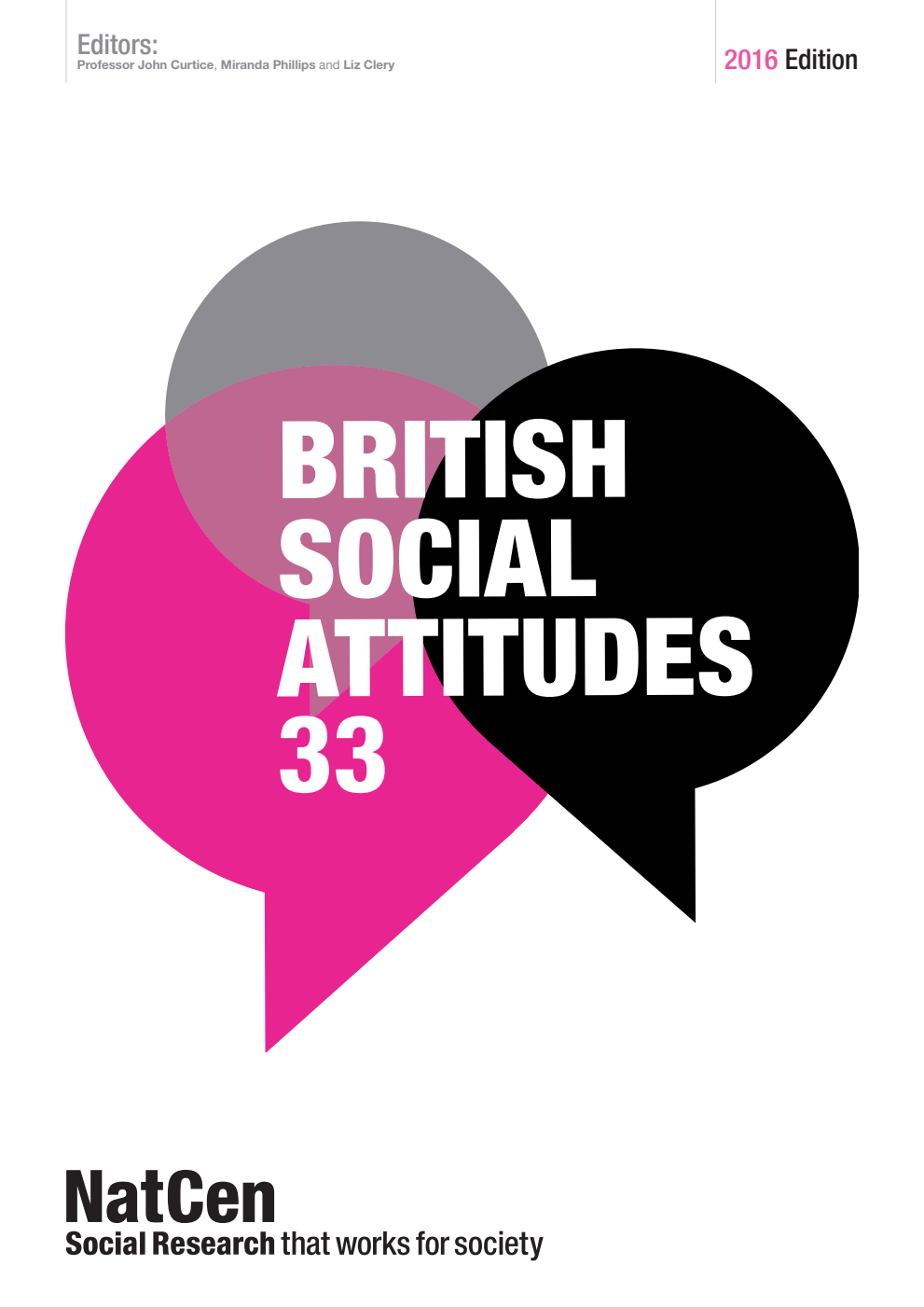 British Social Attitudes 33 2016