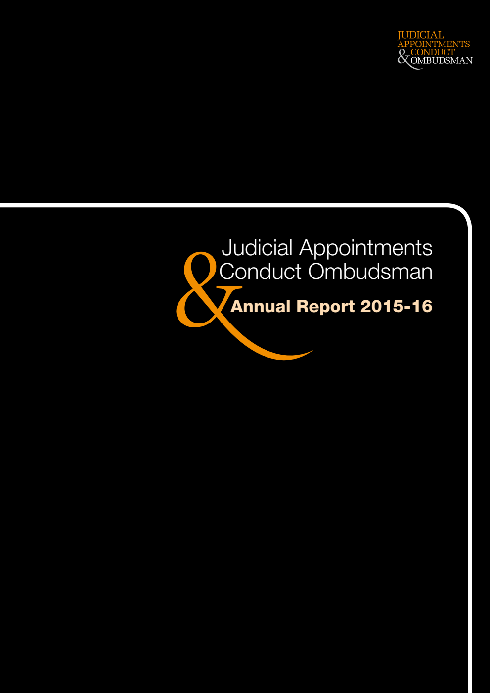Judicial Appointments and Conduct Ombudsman Annual Report 2015-16
