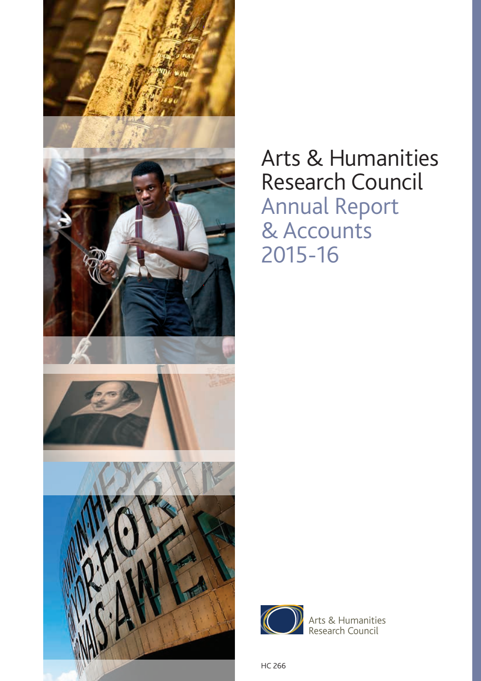 Arts & Humanities Research Council Annual Report & Accounts 2015-16