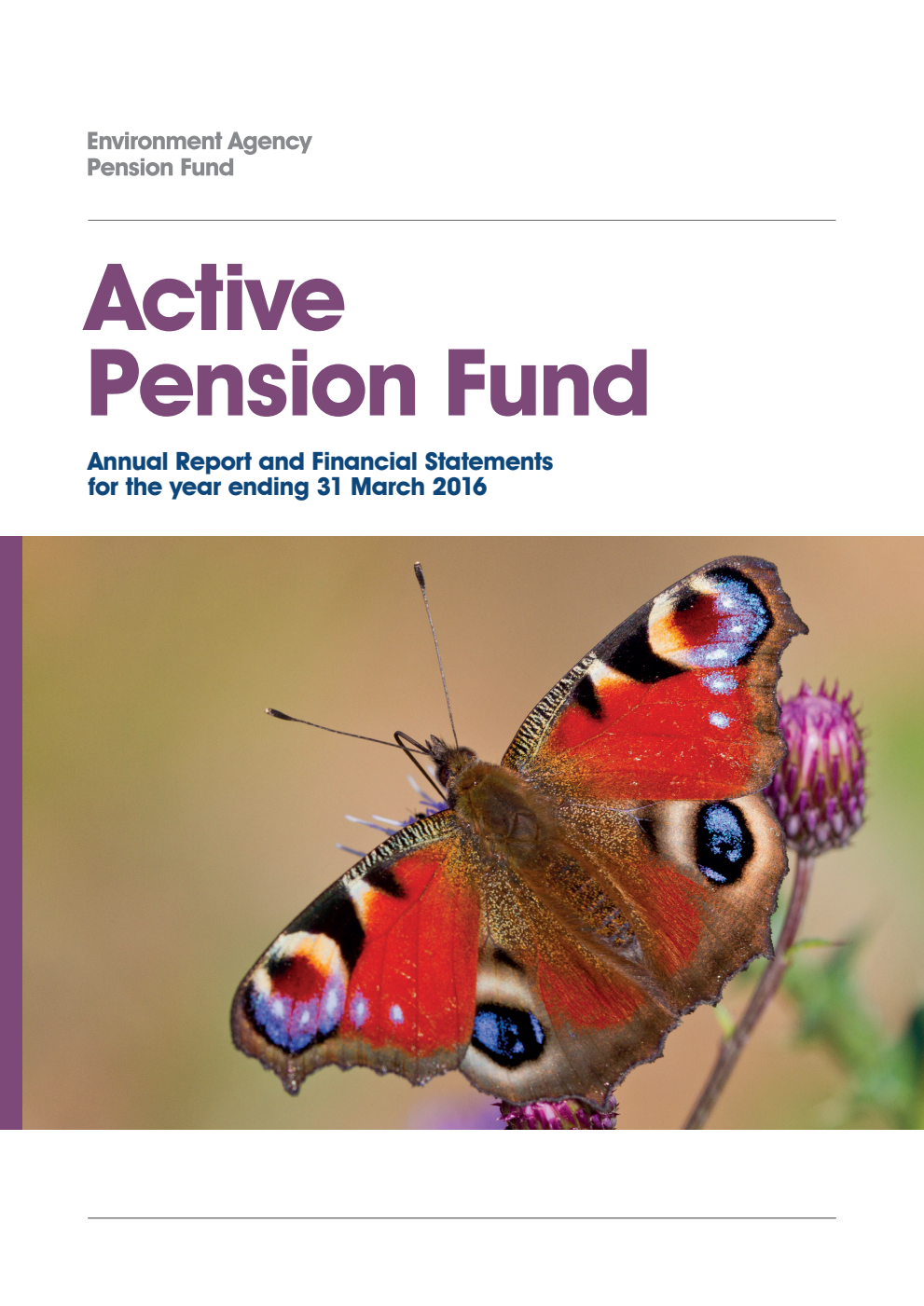 Environment Agency Active Pension Fund Annual Report and Financial Statements 2015/16