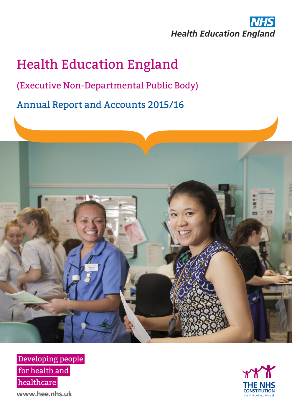 Health Education England (Executive Non-Departmental Public Body) Annual Report and Accounts 2015/16