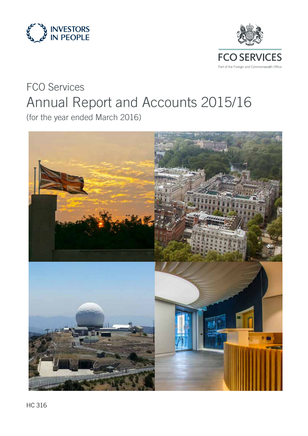 FCO Services Annual Report and Accounts 2015/16 (for the year ended March 2016)