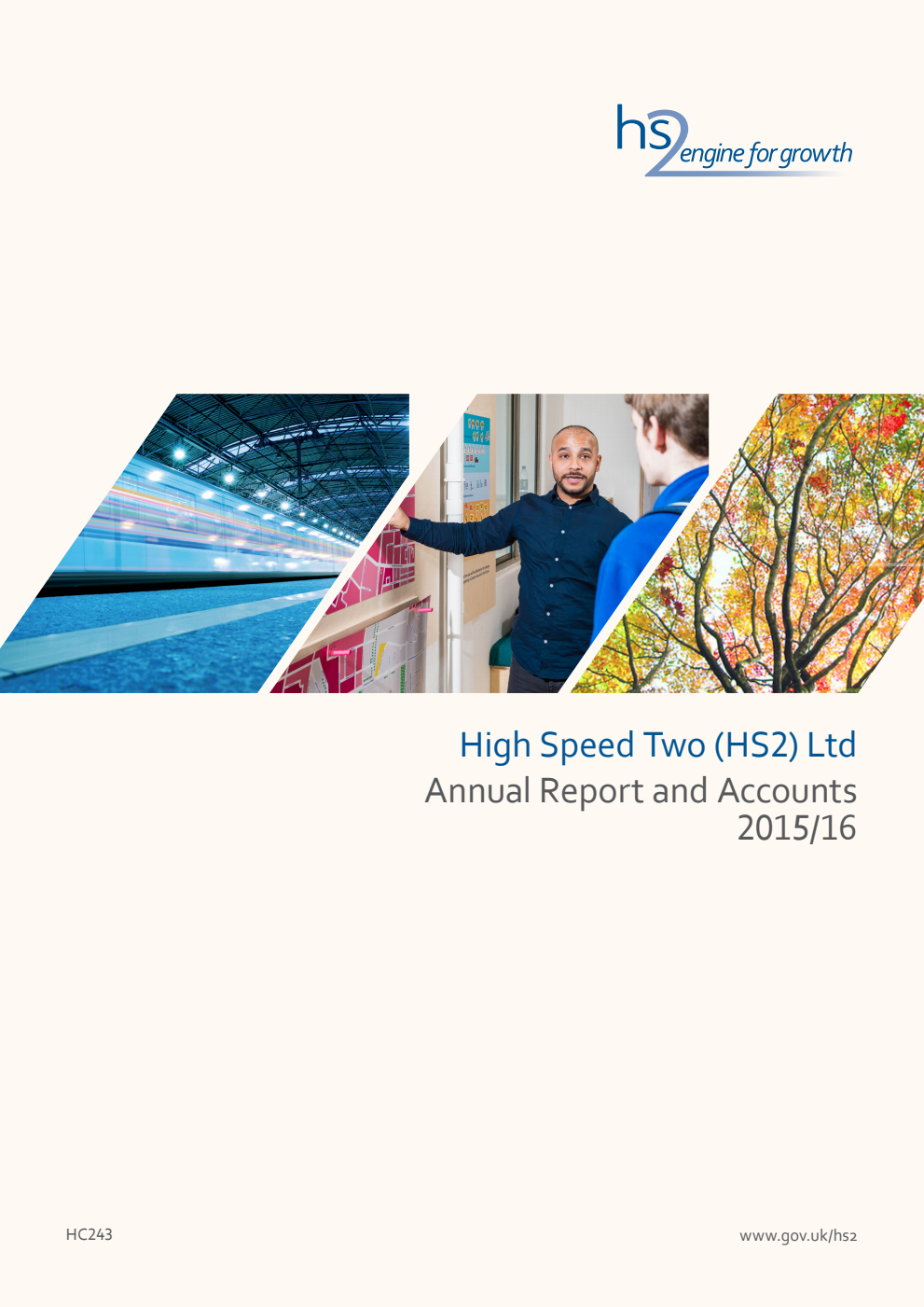 High Speed Two (HS2) Limited Annual Report and Accounts 2015/16
