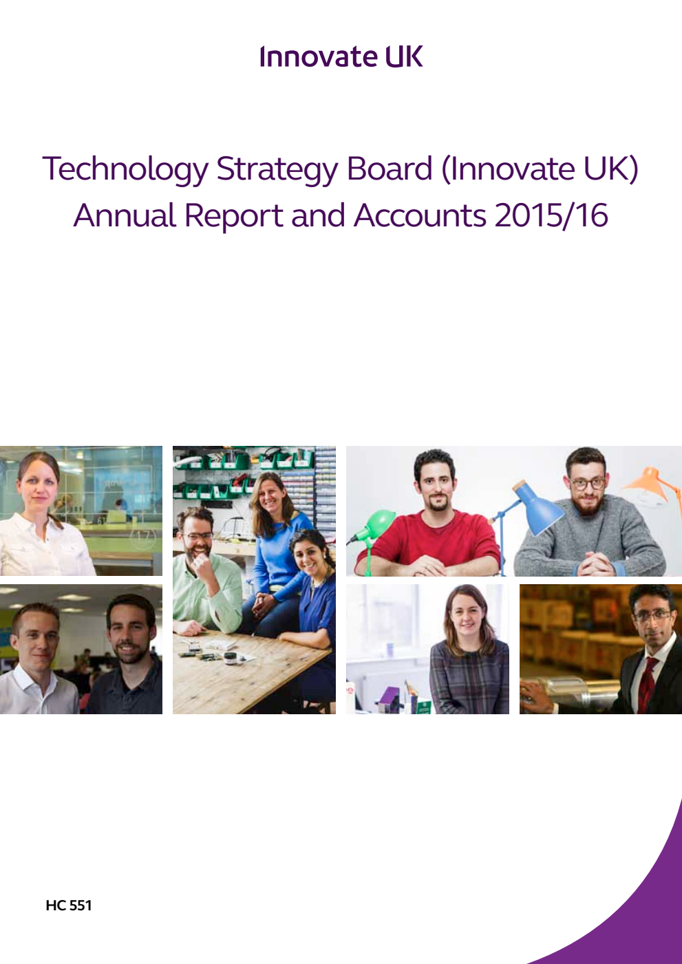 Technology Strategy Board (Innovate UK) Annual Report and Accounts 2015/16