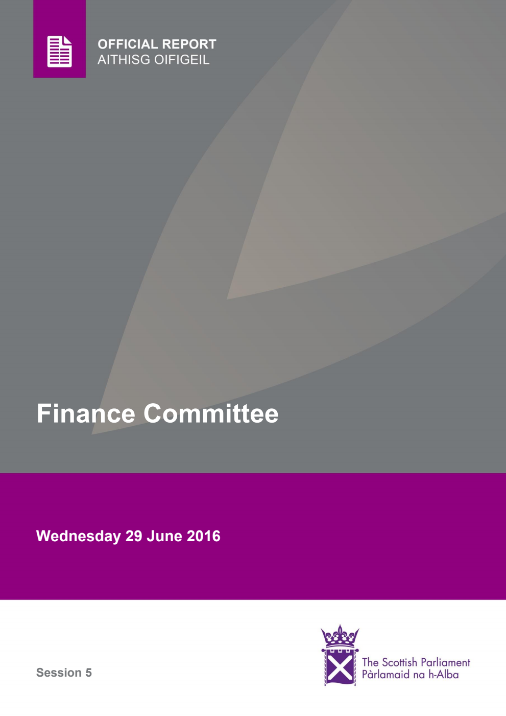 Finance Committee 2nd Meeting 2016, 29 June 2016 [Final]