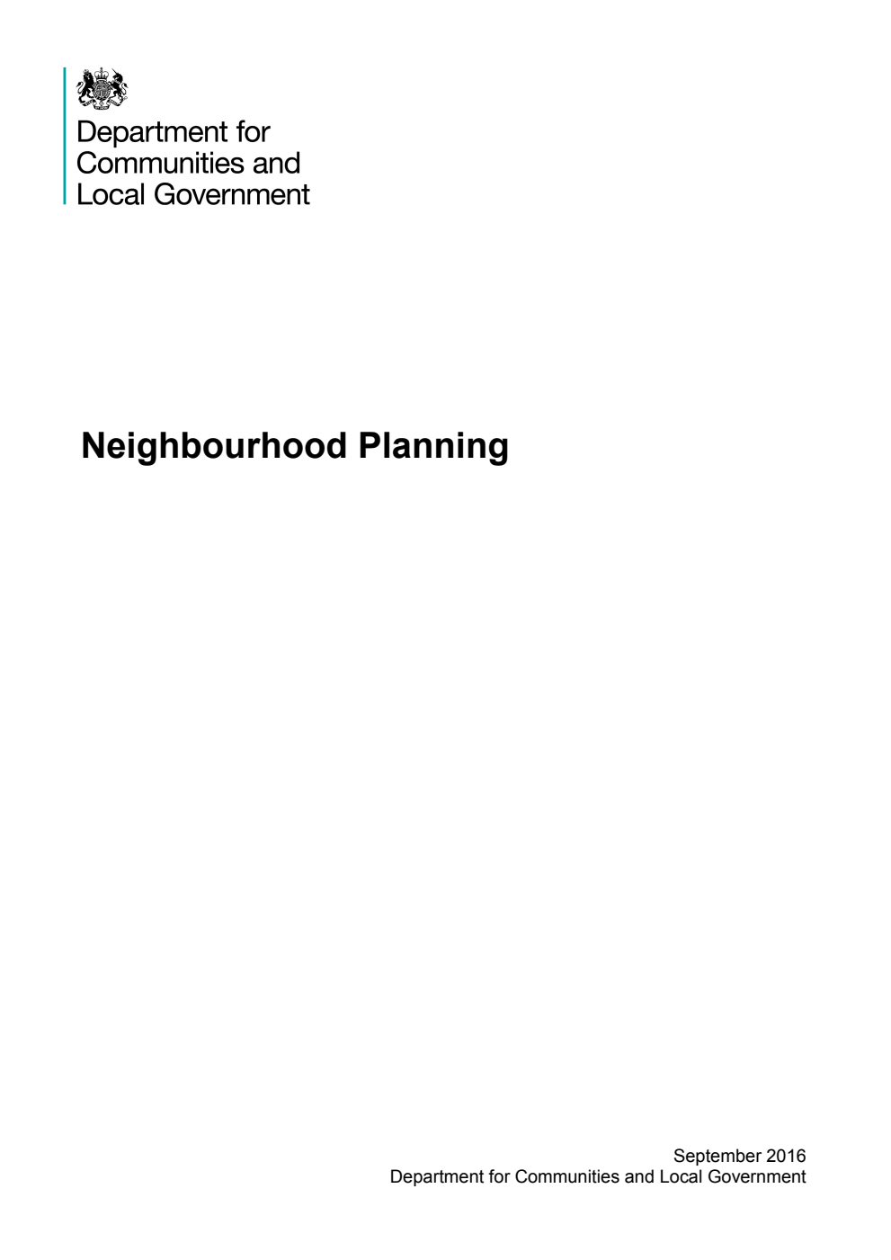 Neighbourhood Planning