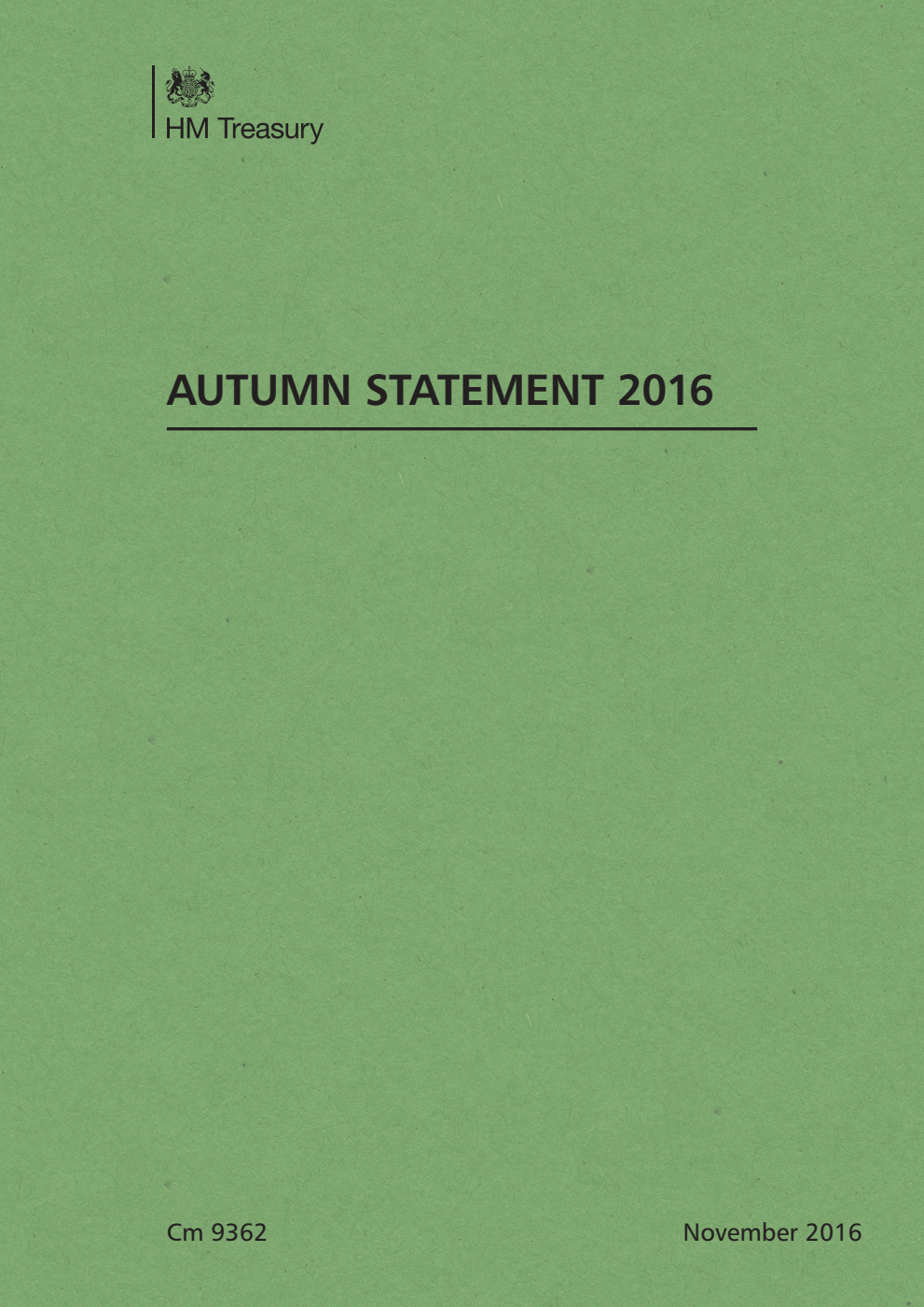 Autumn Statement 2016