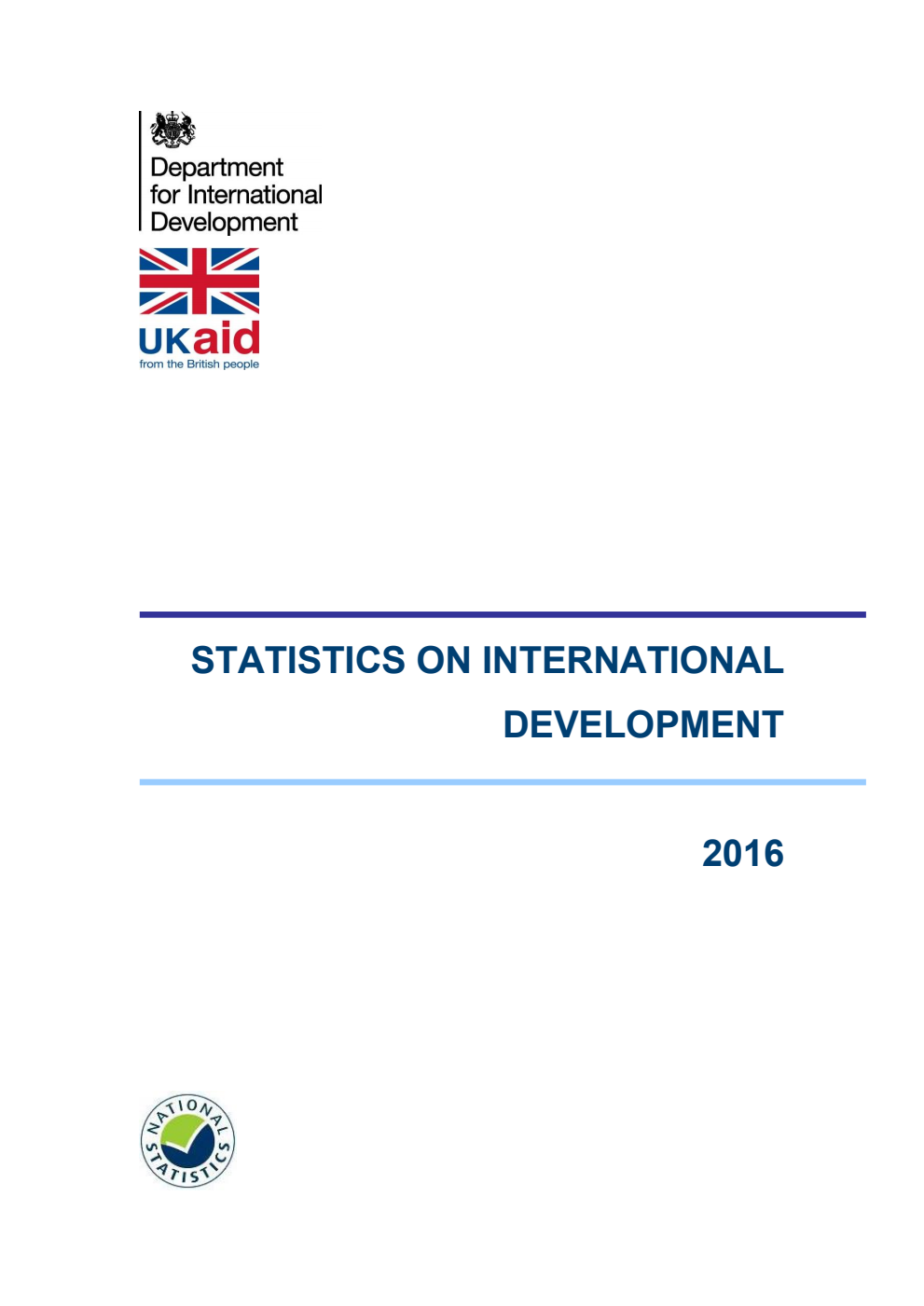Statistics on International Development 2016