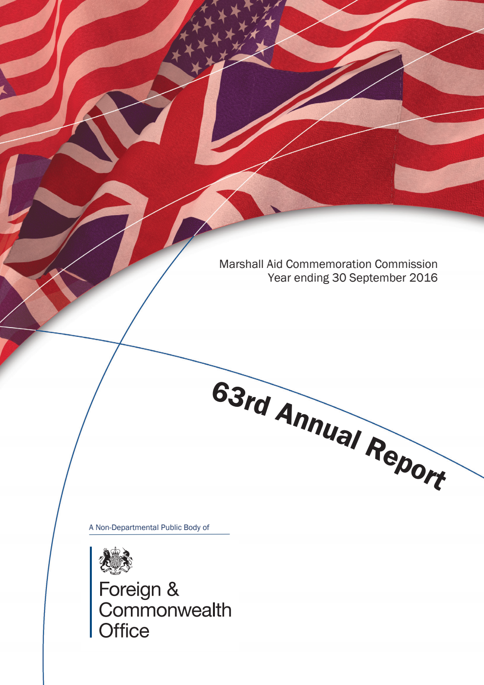 Sixty Third Annual Report of the Marshall Aid Commemoration Commission for the year ending 30 September 2016
