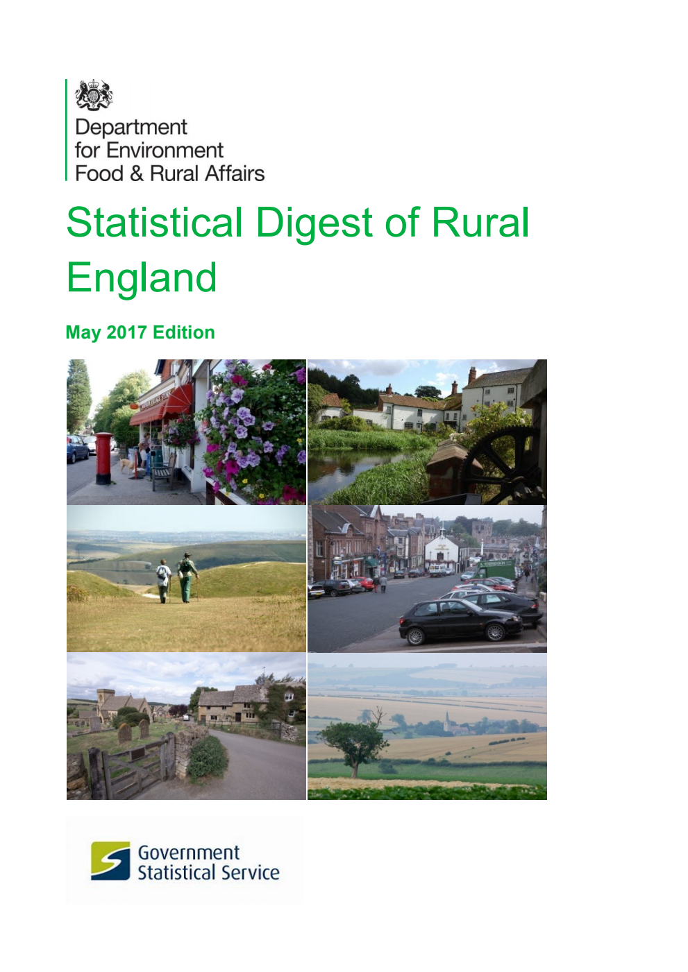 Statistical Digest of Rural England 2017