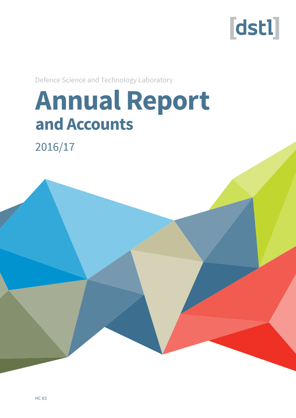 Defence Science and Technology Laboratory Annual Report and Accounts 2016-17