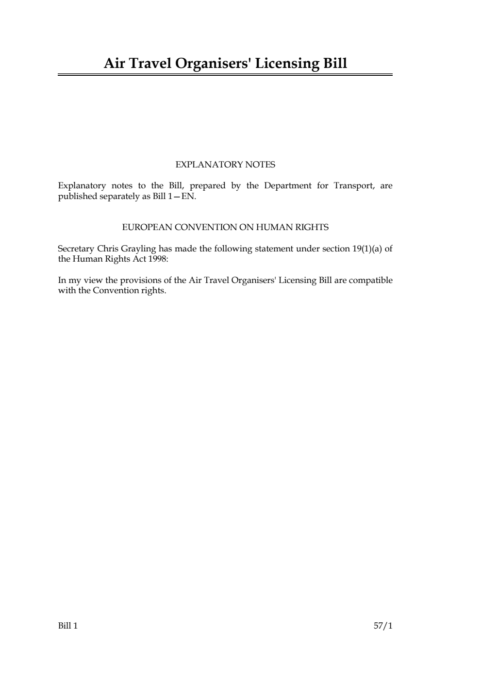 Air Travel Organisers' Licensing Bill