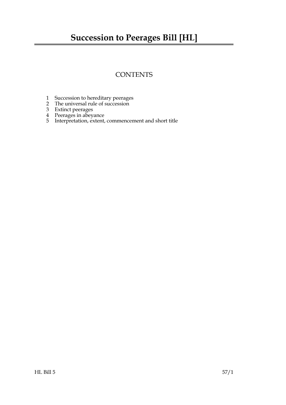 Succession to Peerages Bill [HL]