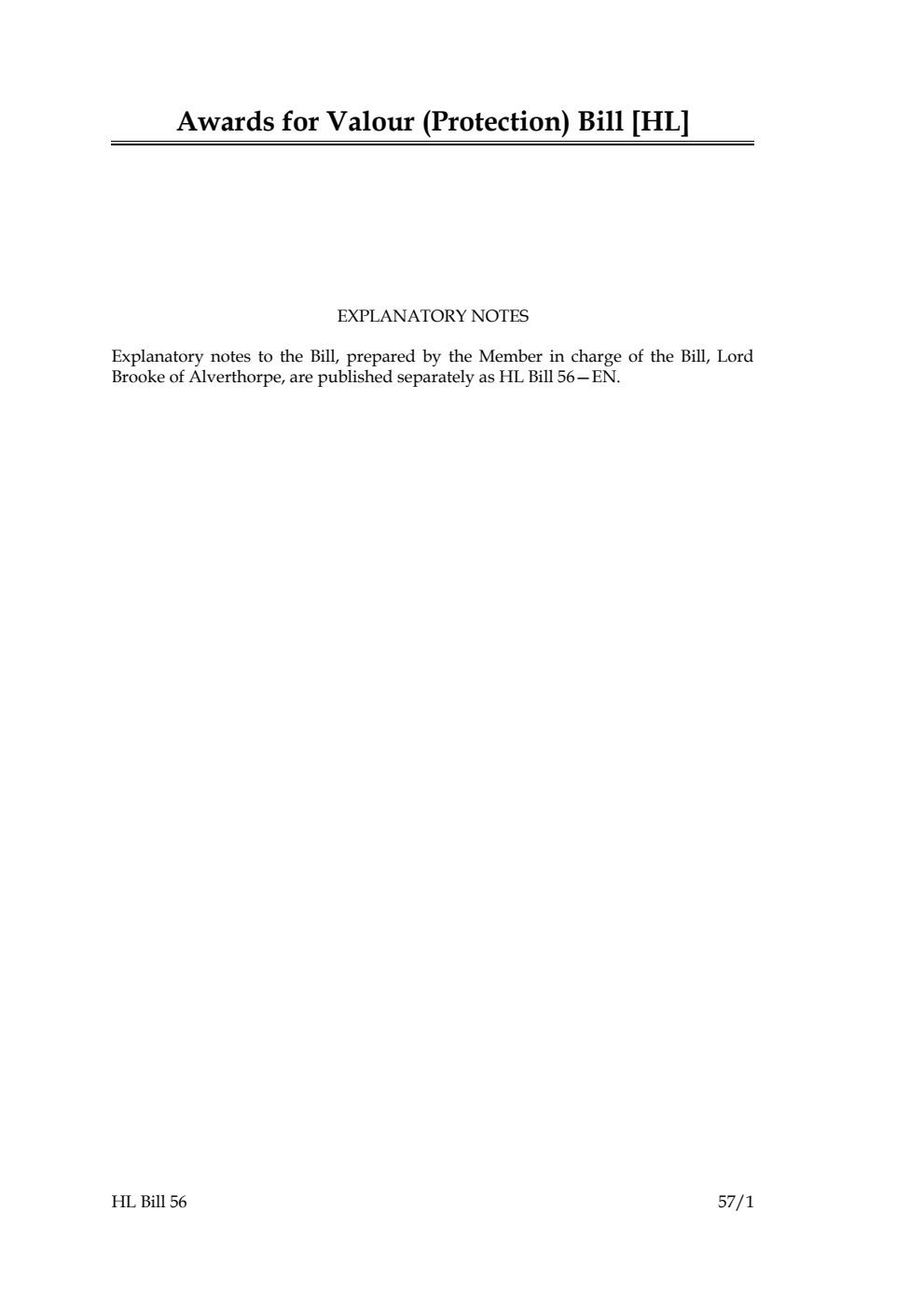 Awards for Valour (Protection) Bill