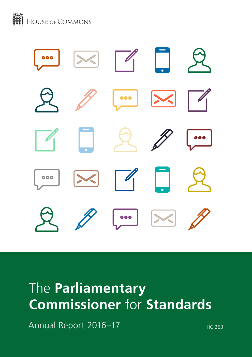 The Parliamentary Commissioner for Standards Annual Report 2016-17