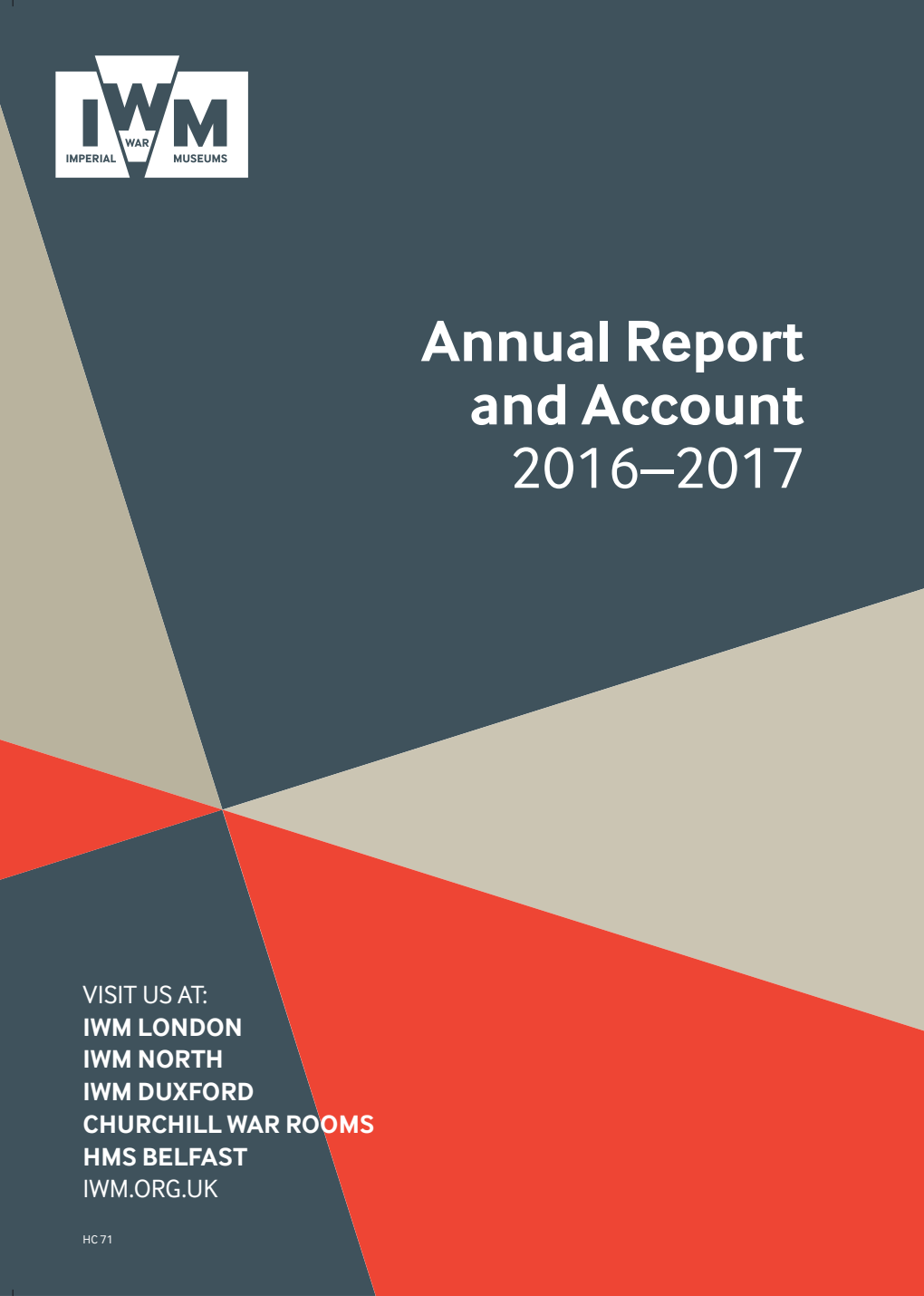 Imperial War Museum Annual Report and Account 2016-2017