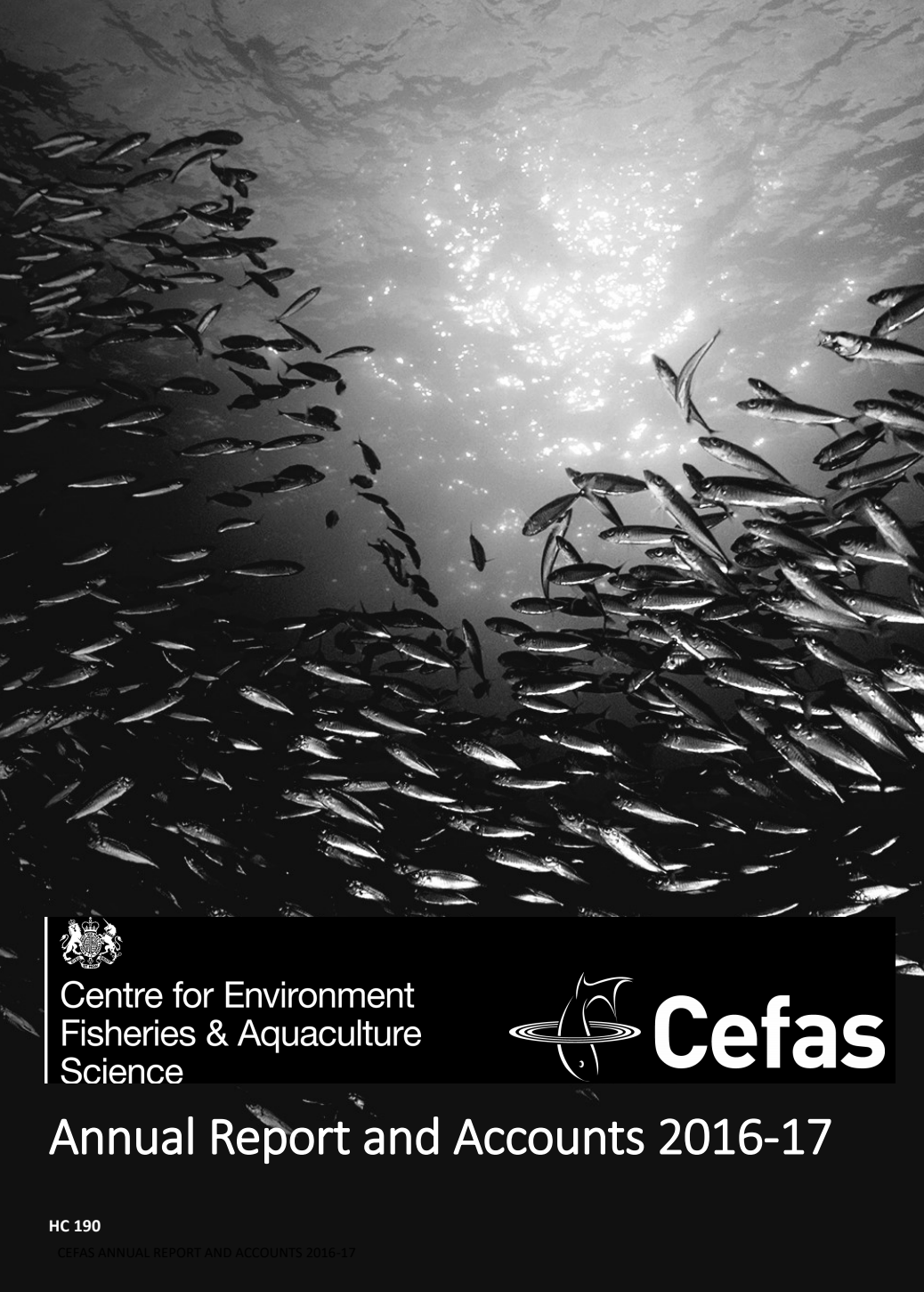 Centre for Environment, Fisheries & Aquaculture Science Annual Report and Accounts 2016-17