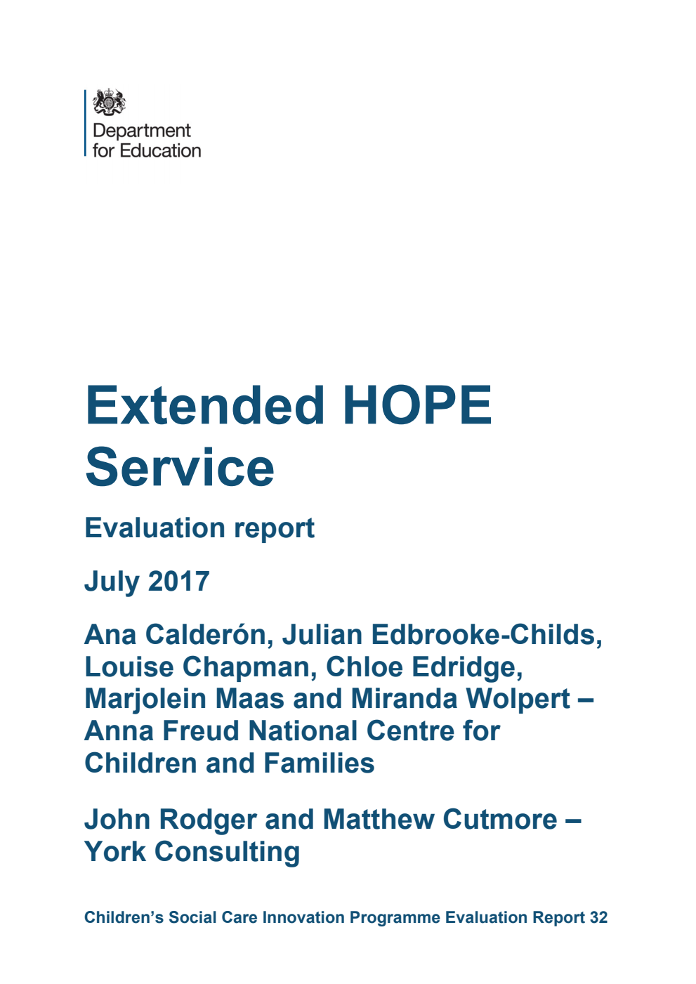 DFE-RR602 Extended HOPE Service