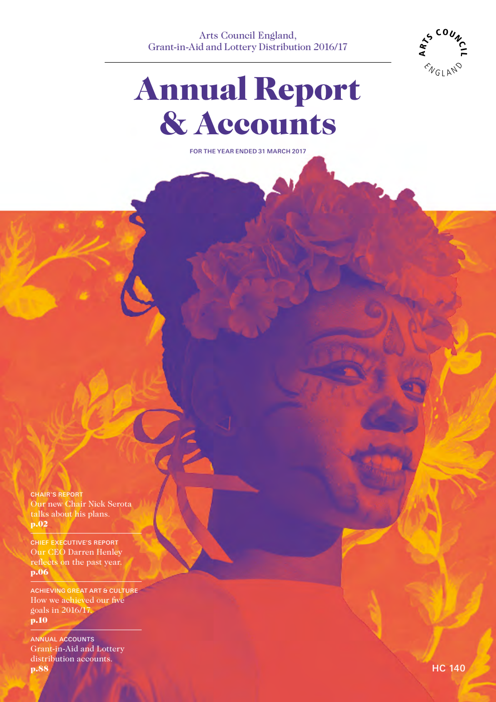 Arts Council England Grant-in-Aid and Lottery Distribution Annual Report and Accounts 2016-17 