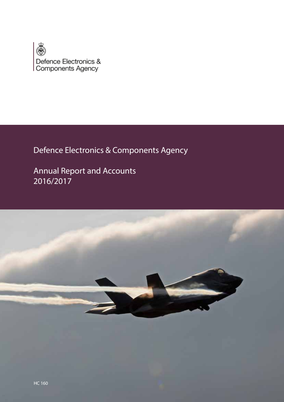 Defence Electronics and Components Agency Annual Report and Accounts 2016/2017