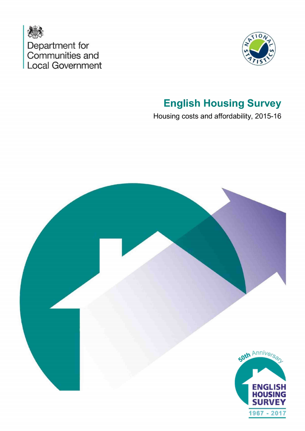 English Housing Survey : Housing costs and affordability, 2015-16