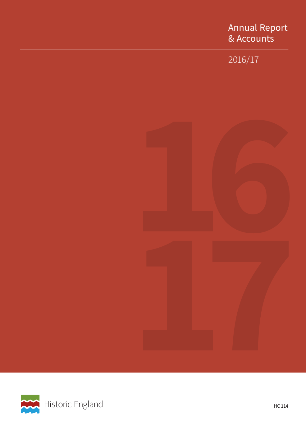 Historic England Annual Report & Accounts 2016/2017