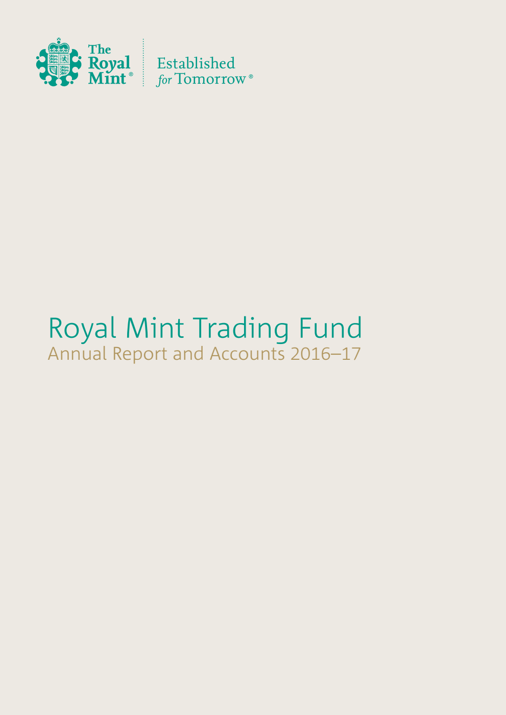 Royal Mint Trading Fund Annual Report and Accounts 2016-17