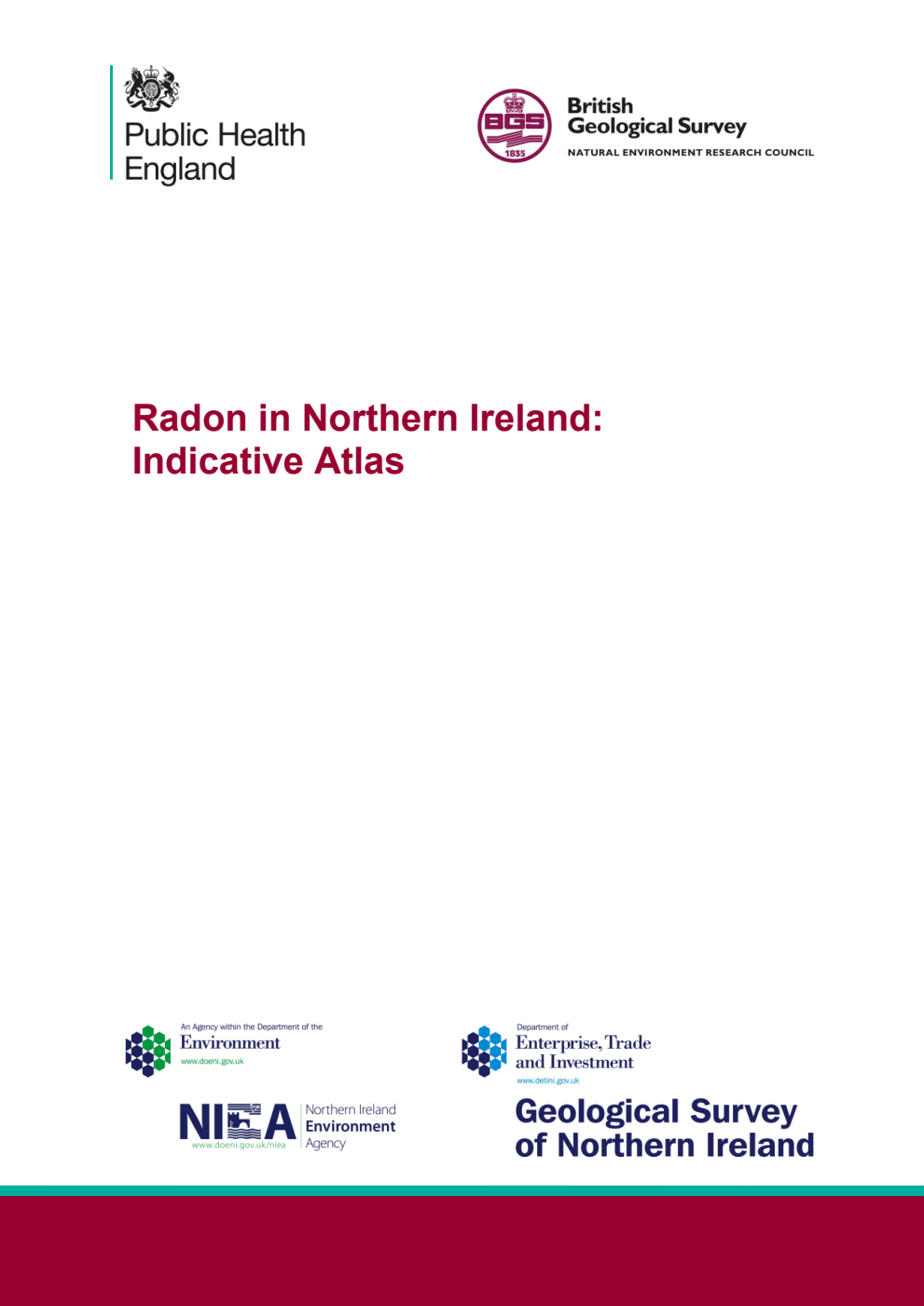 PHE-CRCE-017 Radon in Northern Ireland: Indicative Atlas