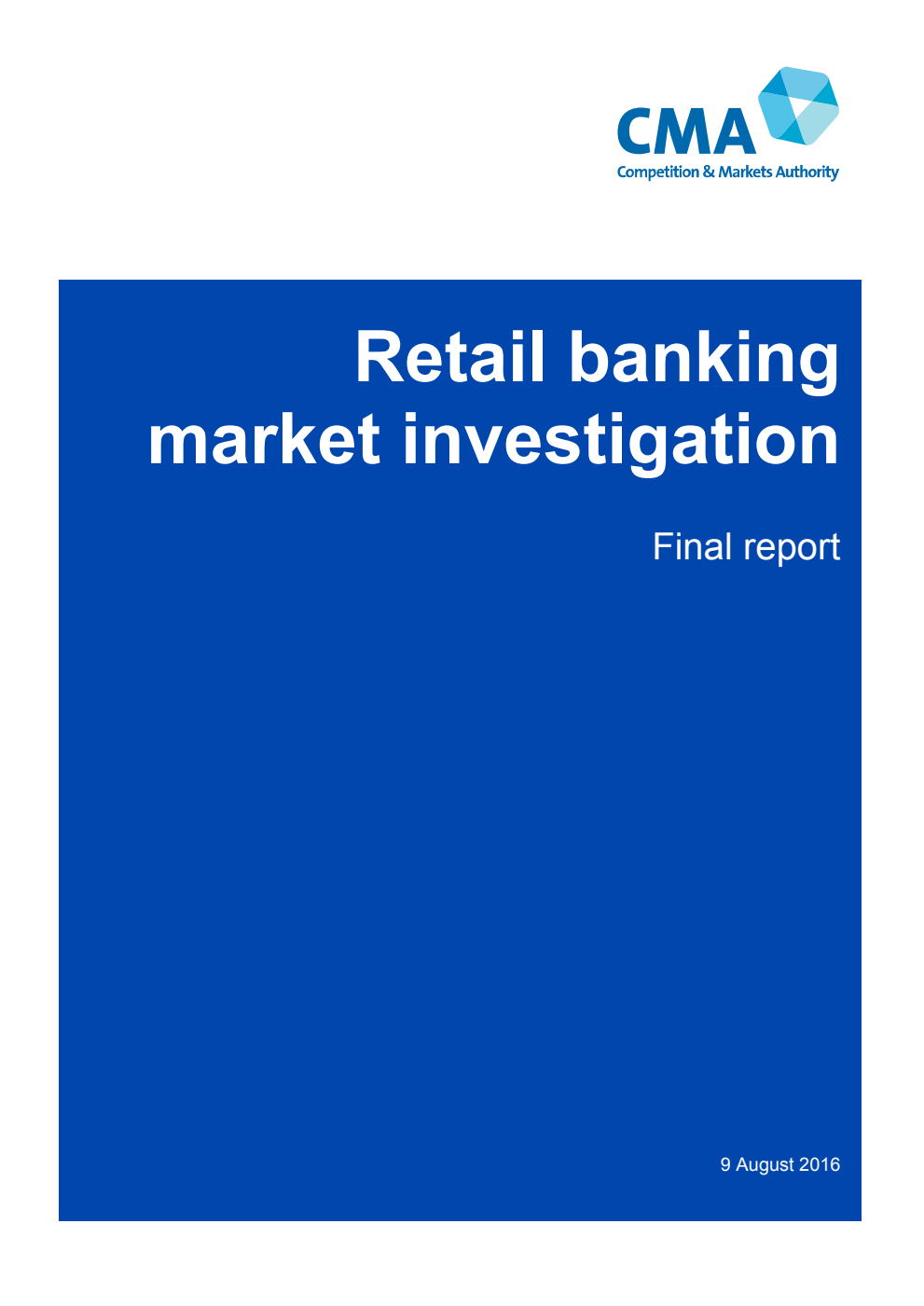 Retail banking market investigation Final report 