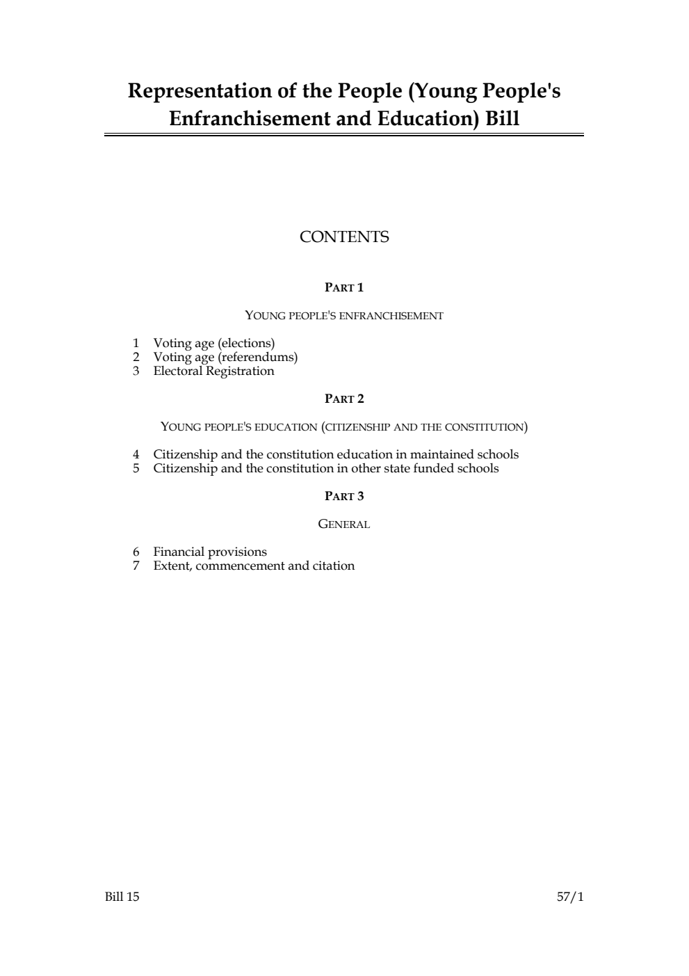 Representation of the People (Young People's Enfranchisement and Education) Bill