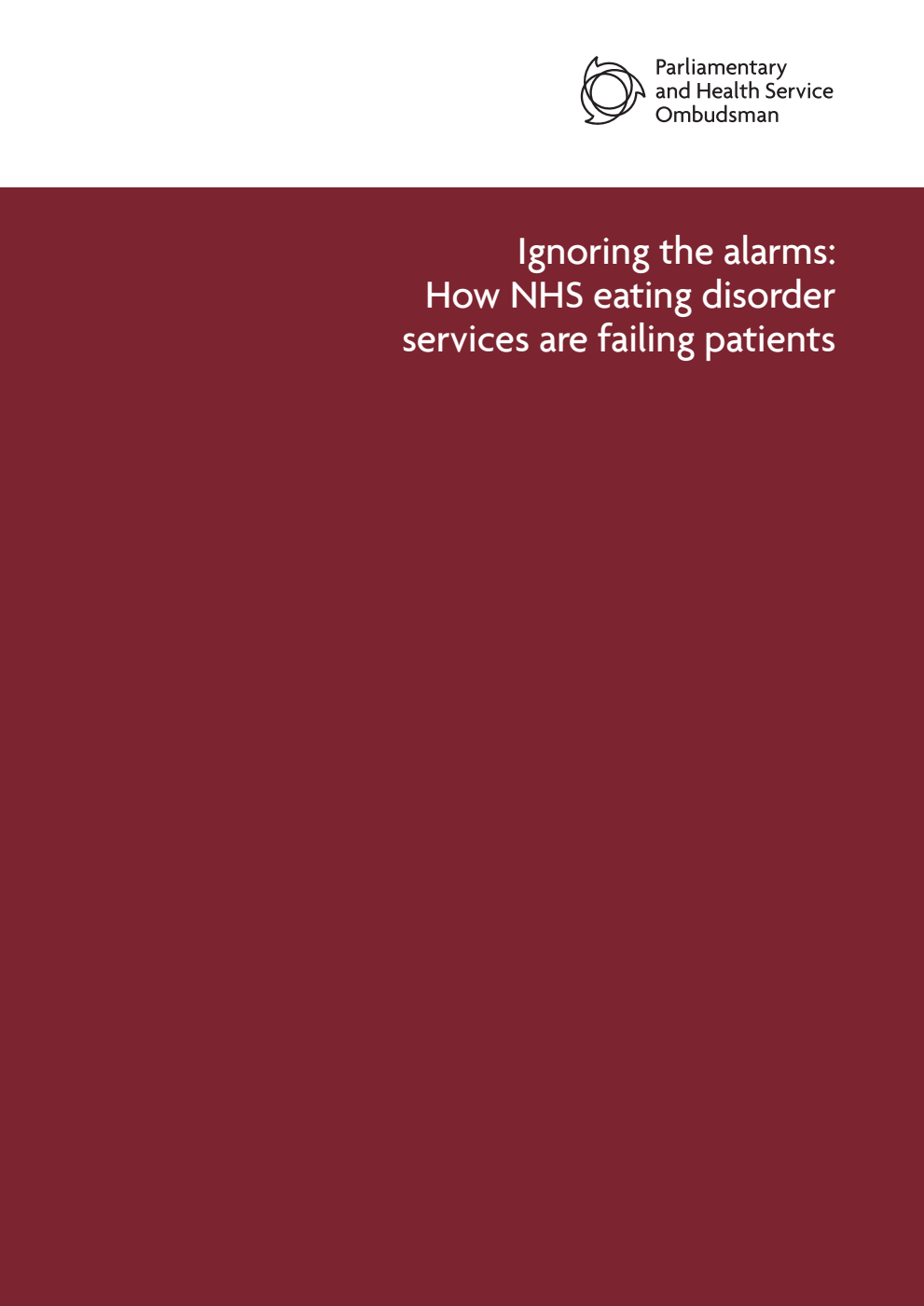 Ignoring the alarms: How NHS eating disorder services are failing patients