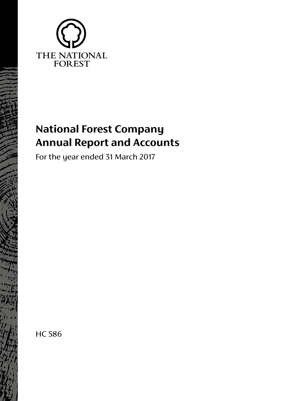 National Forest Company Annual Report and Accounts for the year ended 31 March 2017