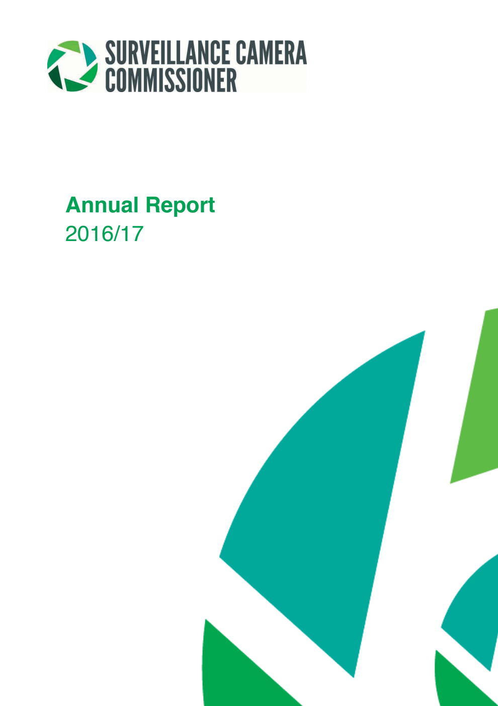 Surveillance Camera Commissioner Annual Report 2016/17