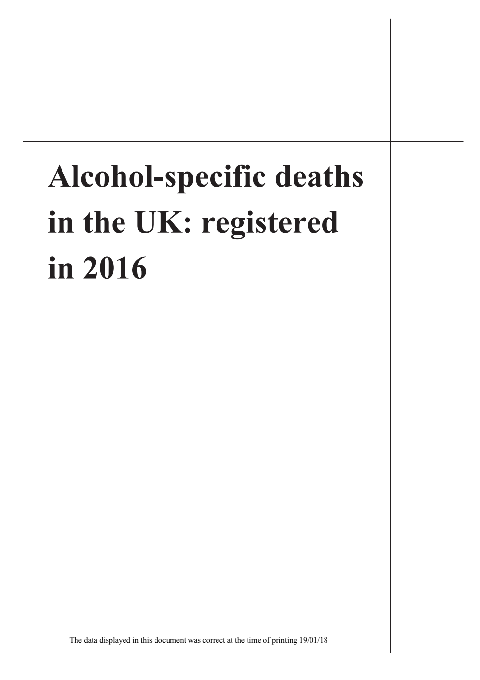Alcohol-specific deaths in the United Kingdom: registered in 2016