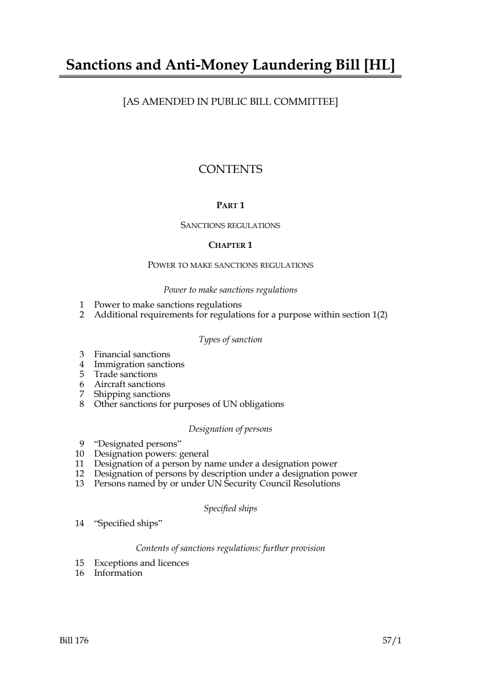 Sanctions and Anti-Money Laundering Bill [as amended in Public Bill Committee]