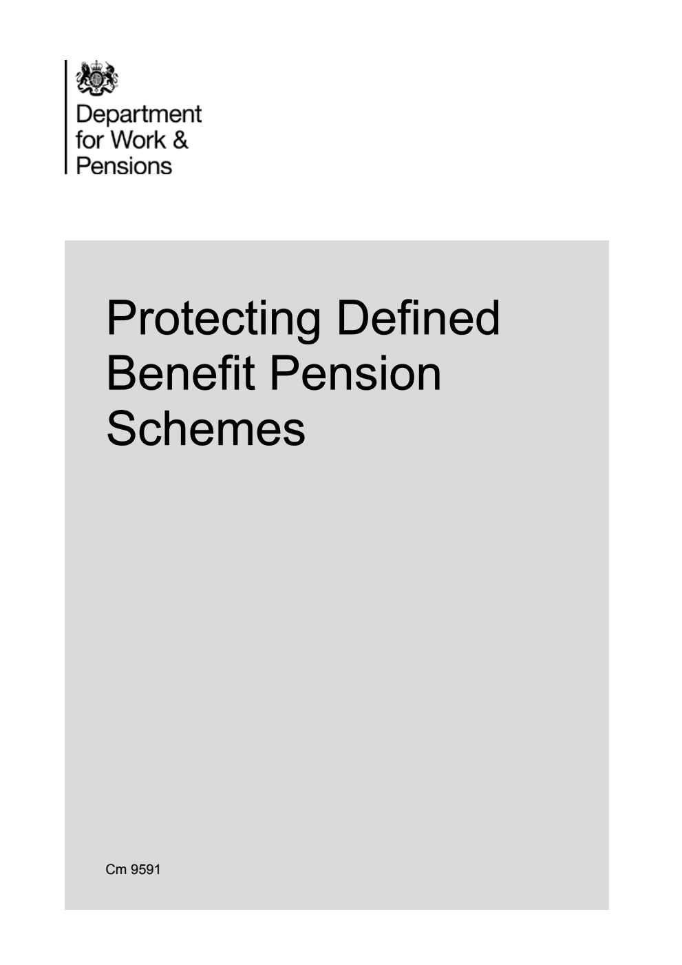 Protecting Defined Benefit Pension Schemes