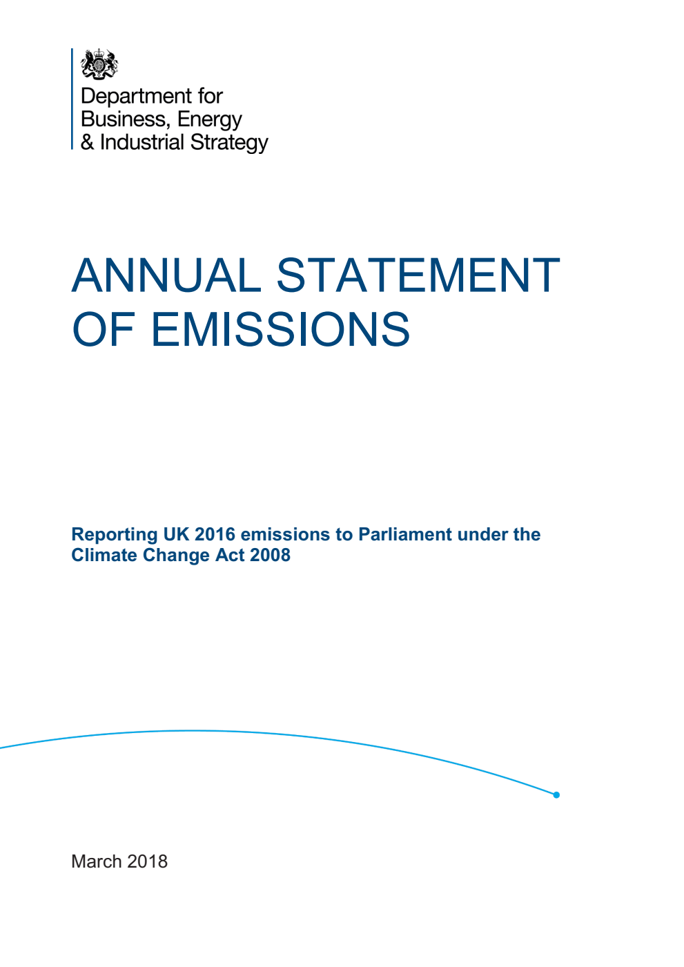 Annual Statement of Emissions for 2016