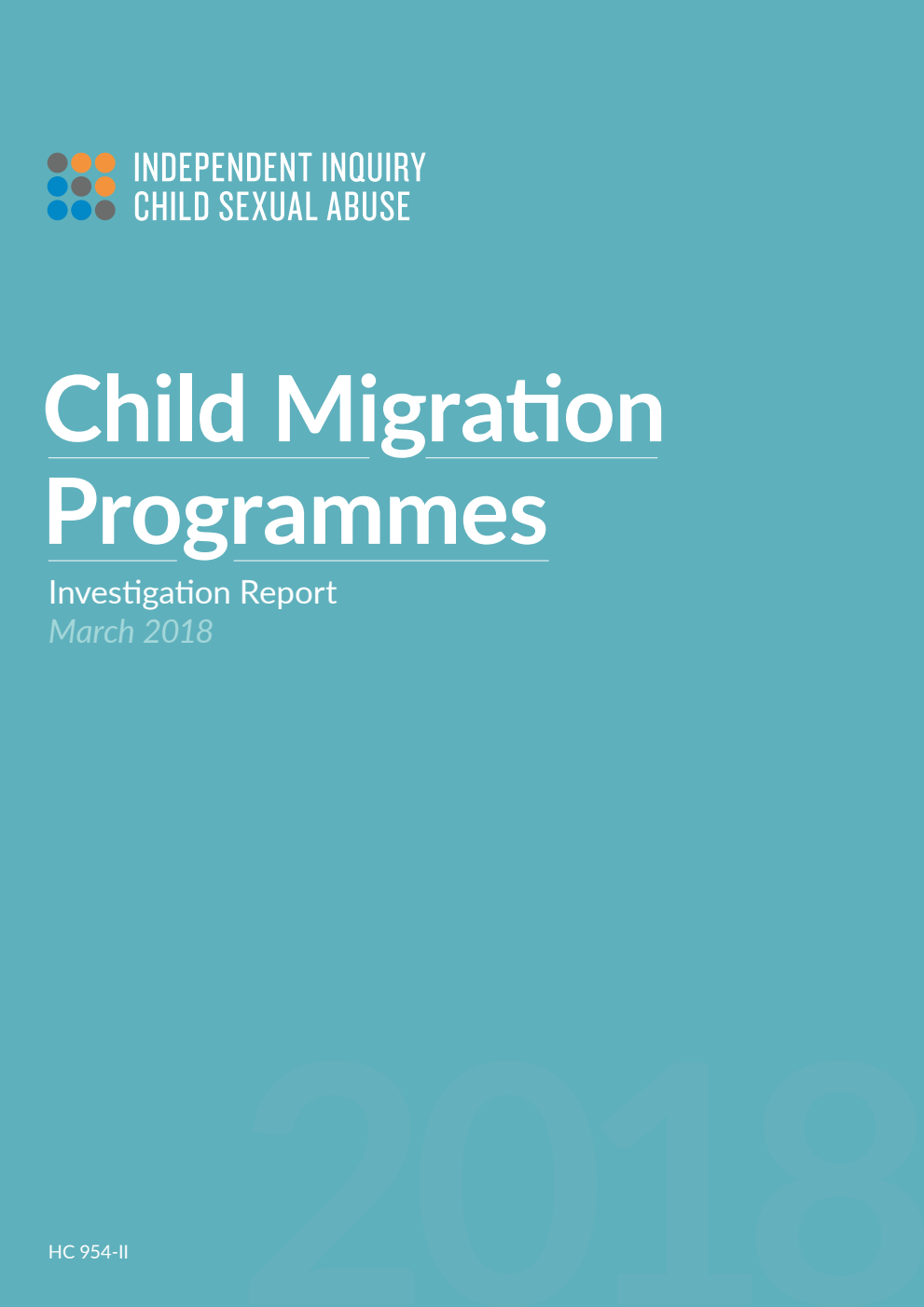 Child Migration Programmes Investigation Report