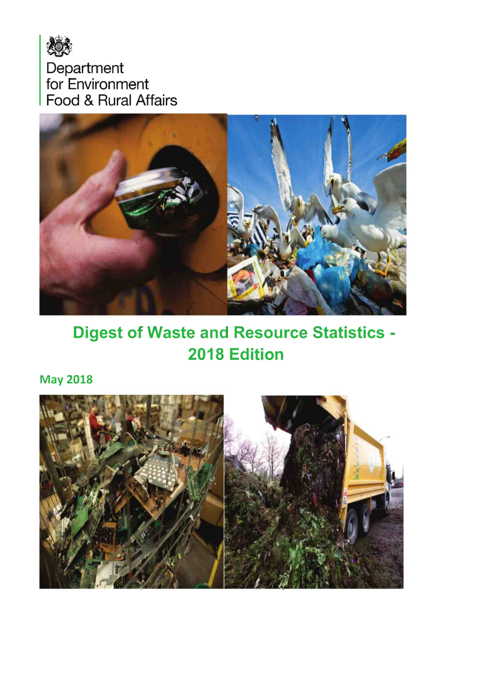 Digest of Waste and Resource Statistics - 2018 Edition