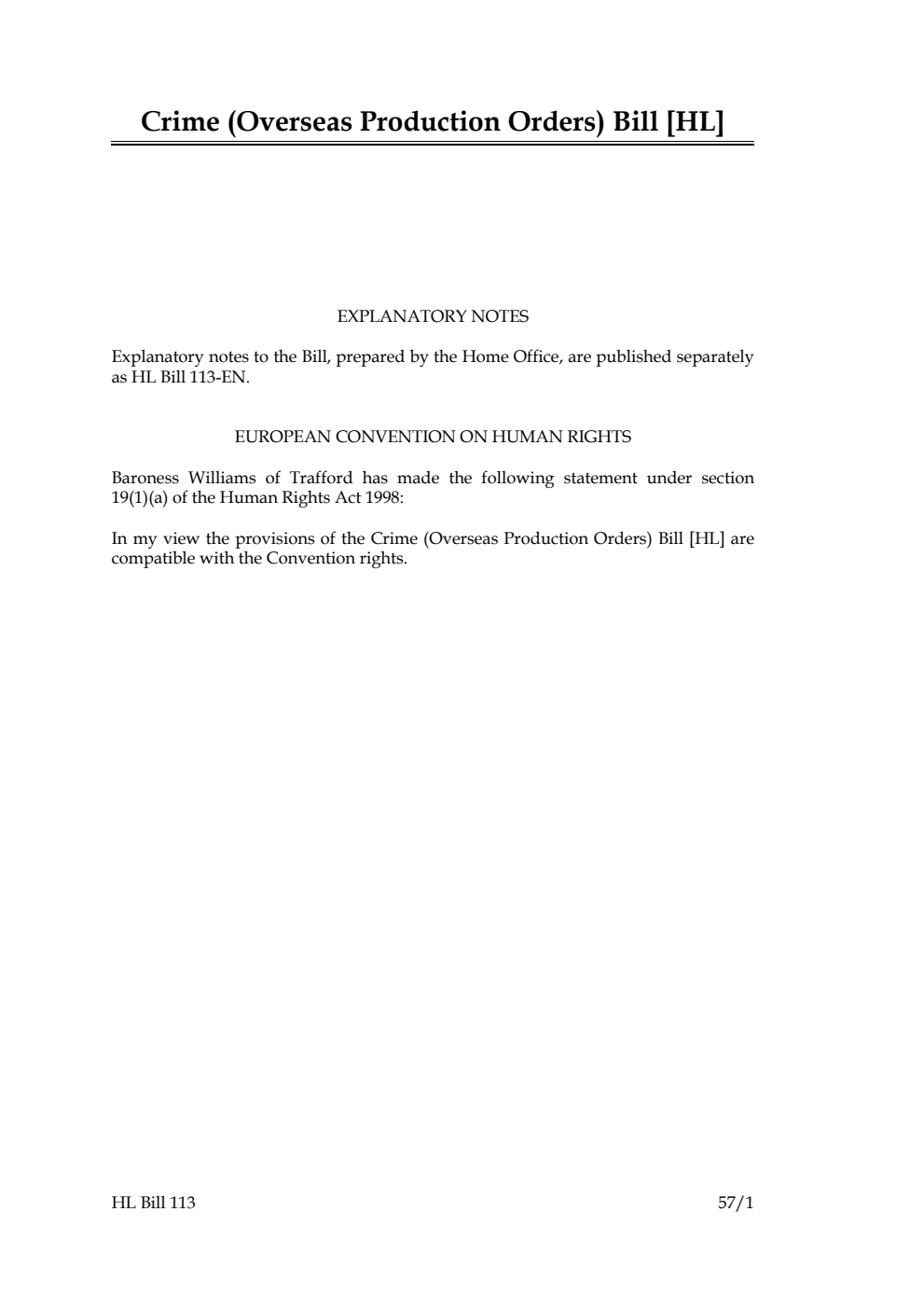 Crime (Overseas Production Orders) Bill