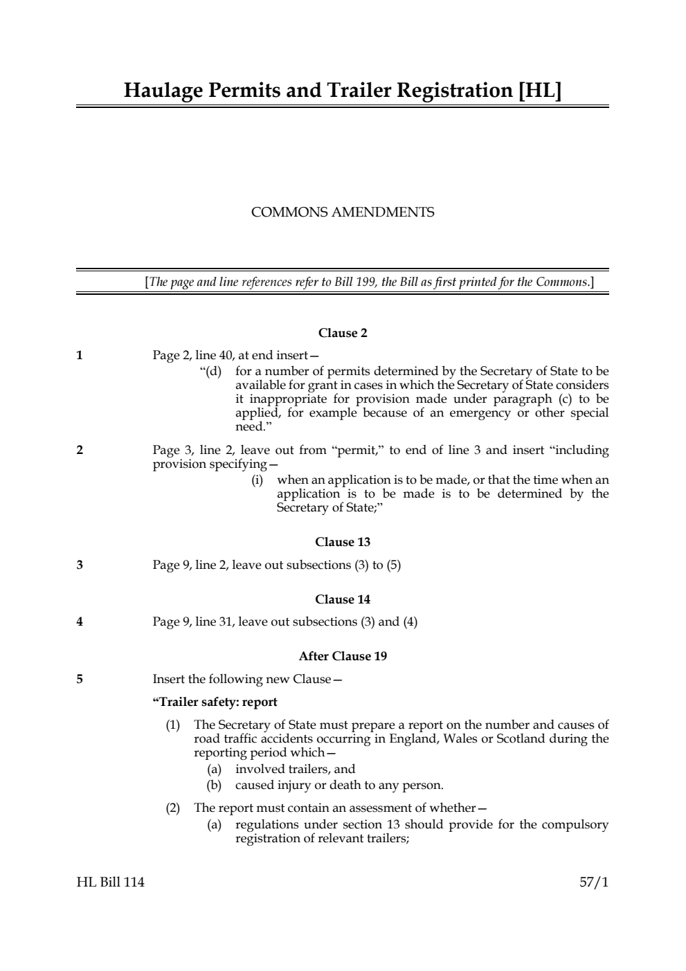 Haulage Permits and Trailer Registration