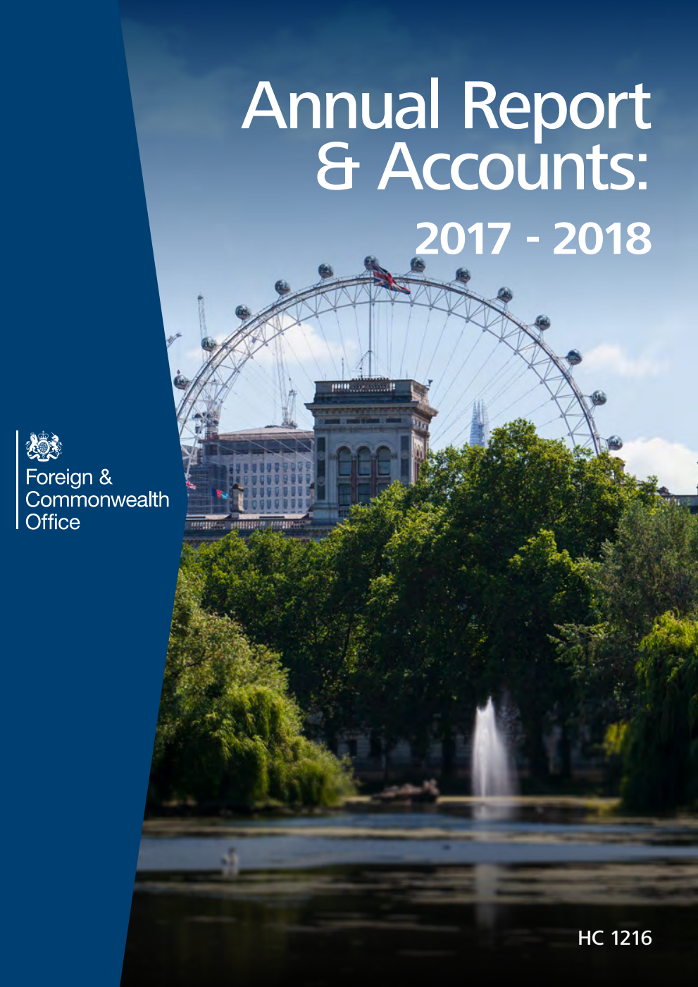 Foreign & Commonwealth Office Annual Report and Accounts 2017-18 (for the year ended 31 March 2018)