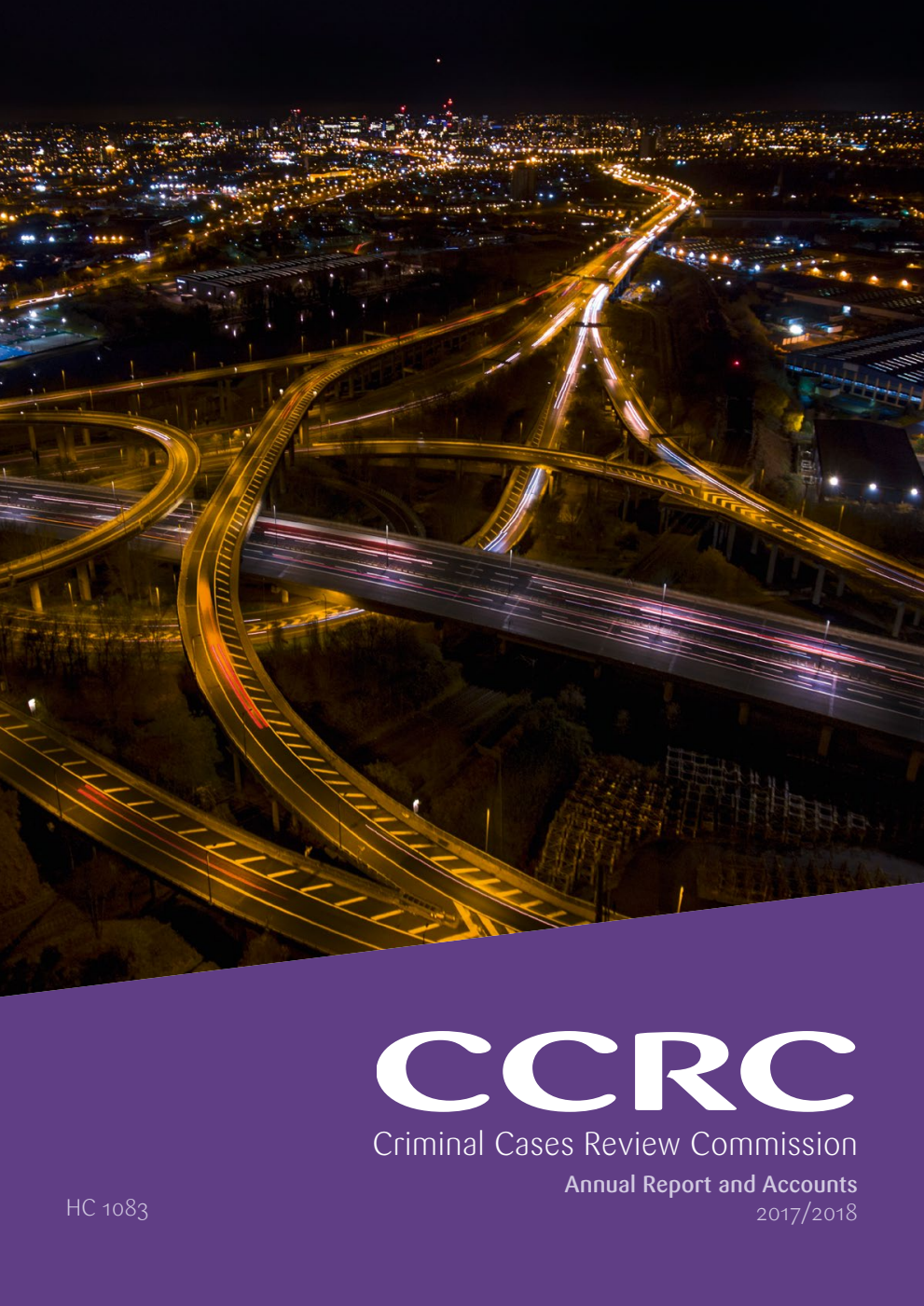 Criminal Cases Review Commission Annual Report and Accounts 2017/18