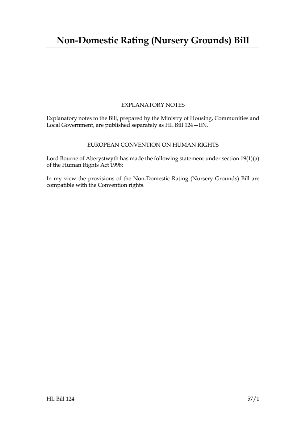 Non-Domestic Rating (Nursery Grounds) Bill