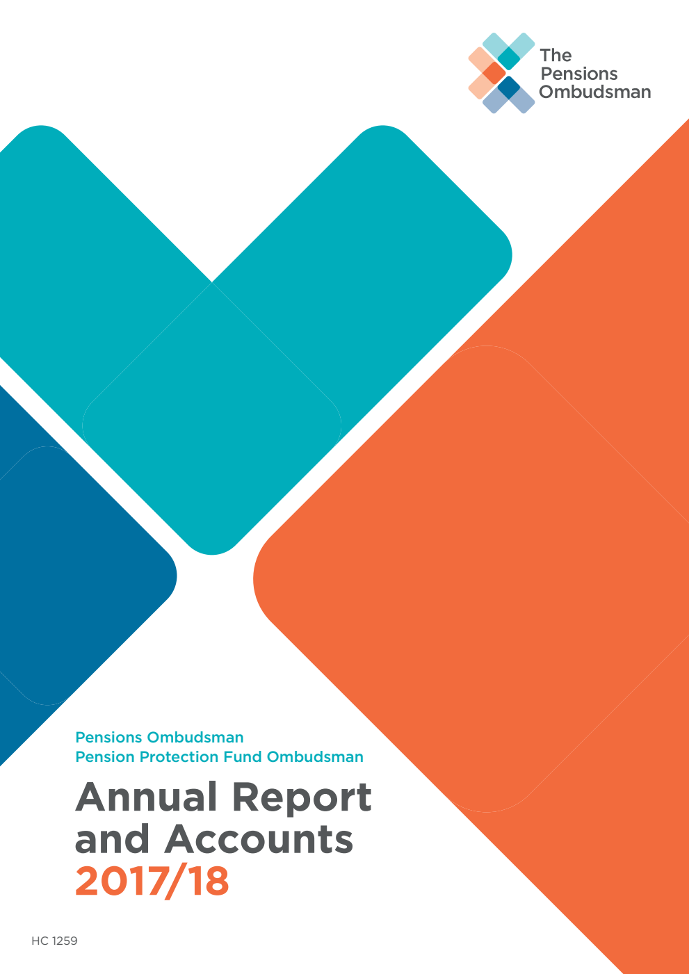 Pensions Ombudsman and Pension Protection Fund Ombudsman Annual Report and Accounts 2017/178