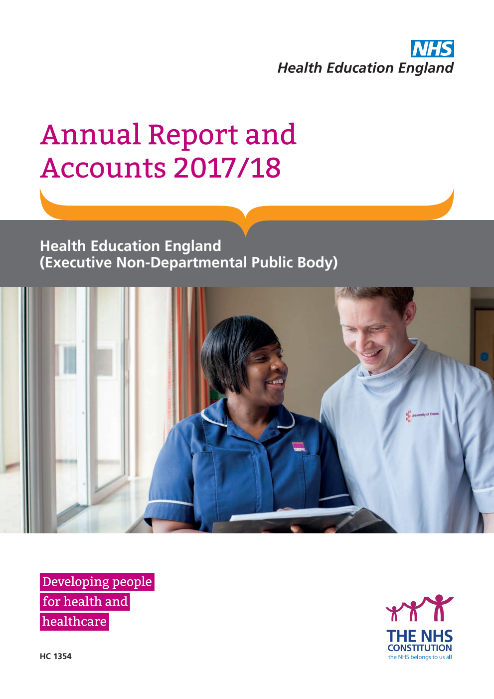 Health Education England Annual Report and Accounts 2017/18
